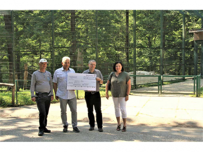 Tierpark Gera - Ostthüringer Waldzoo Gera freut sich über 500-Euro-Spende